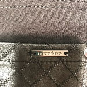 Black pleather leggings